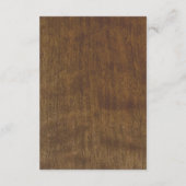 Landelijke Zonnebloemen | Trouwreceptie Informatiekaartje (Achterkant)