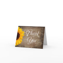 Landelijke Zonnekroom Bruiloft Bedankkaartjes