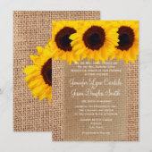 Landelijke zonneschermen Burlap Print Weduwen Uitn Kaart (Voorkant / Achterkant)