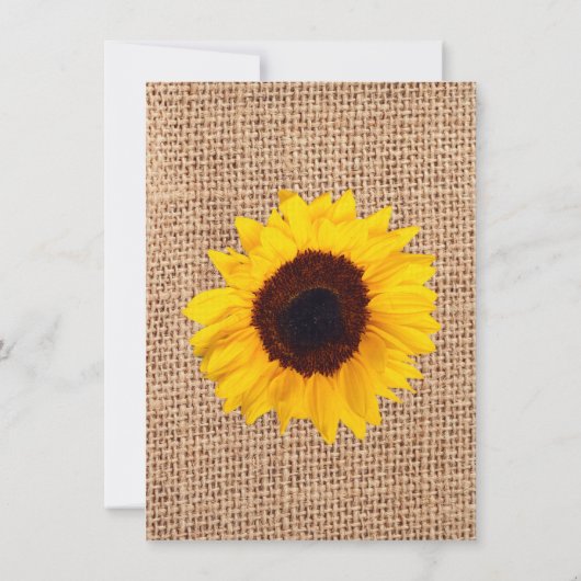 Landelijke zonneschermen Burlap Print Weduwen Uitn Kaart (Achterkant)