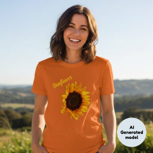 Landelijke Zonnewereld Botanische fotografie T-shirt
