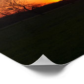 Landelijke zonsondergang poster (Hoek)