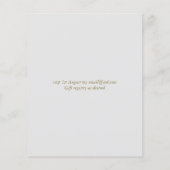 Landelijke Zuidelijke Zonnebloemen Bruiloft Bridal (Achterkant)