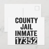 Landen Gevangenis Gedetineerde 17352 Grappige Hall Briefkaart (Voorkant / Achterkant)