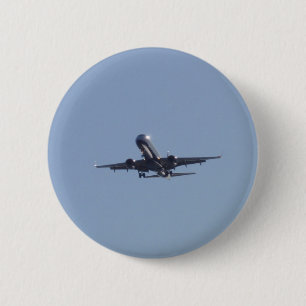 Landen in de zon ronde button 5,7 cm