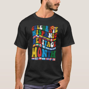 Landen met Latijns-Amerika en Latijns-Amerika vier T-shirt