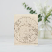Landen rond de Noordpool Briefkaart (Staand voorkant)