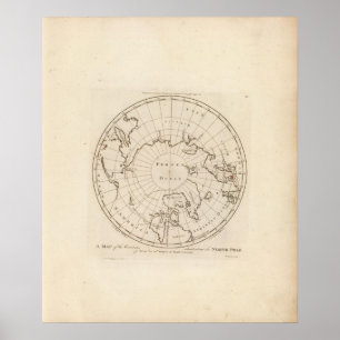 Landen rond de Noordpool Poster