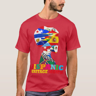Landen van de Latijns-Amerikaanse historische monu T-shirt