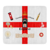Landen van de wereld - Engeland 1 Snijplank (Voorkant)