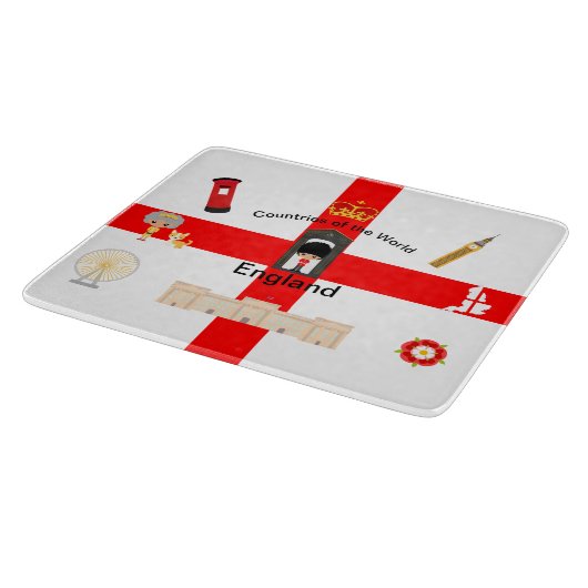 Landen van de wereld - Engeland 1 Snijplank (Hoek)