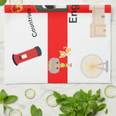 Landen van de wereld - Engeland 1 Theedoek (Gevouwen)