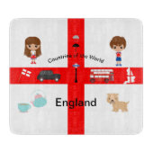 Landen van de wereld - Engeland 2 Snijplank (Voorkant)