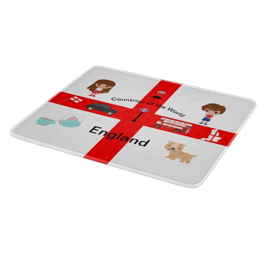 Landen van de wereld - Engeland 2 Snijplank (Hoek)