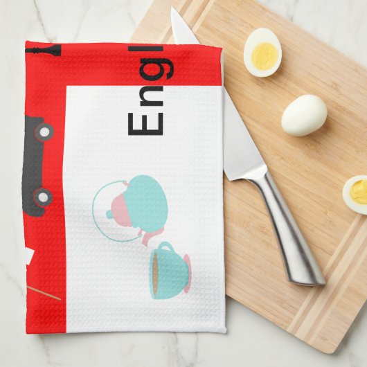 Landen van de wereld - Engeland 2 Theedoek (Quarter Fold)