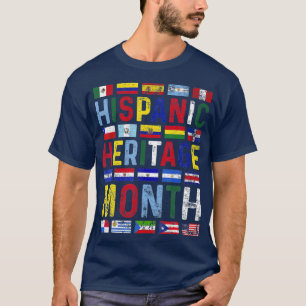 Landen van Latijns-Amerika en Latijns-Amerika T-shirt