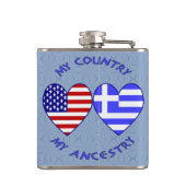 Landenbank van de Verenigde Staten Heupfles (Achterkant)