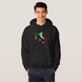 Landenbedekking Italiaanse voetbalkaart Hoodie (Voorkant volledig)