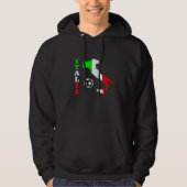 Landenbedekking Italiaanse voetbalkaart Hoodie (Voorkant)