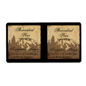 Landenbergbereik op het label voor de parkkaartenl (Voorkant)