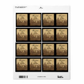 Landenbergbereik op het label voor de parkkaartenl (Full Sheet)