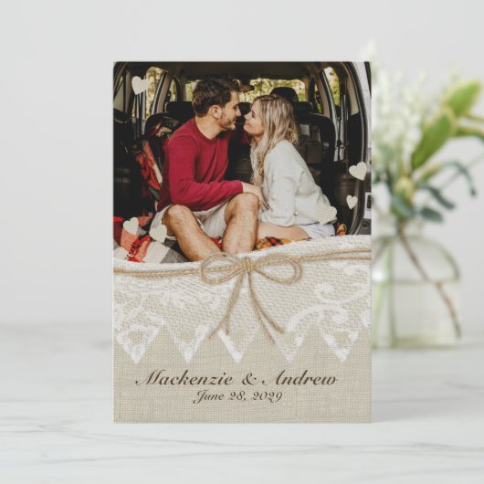 Landenbeurs sparen de datum save the date (Staand voorkant)