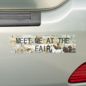 Landenbeurs t-shirt bumpersticker (Op auto)