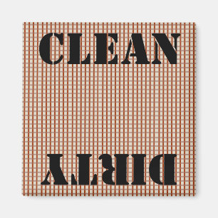 Landenblauw Gingham controleert schone vuil Magneet