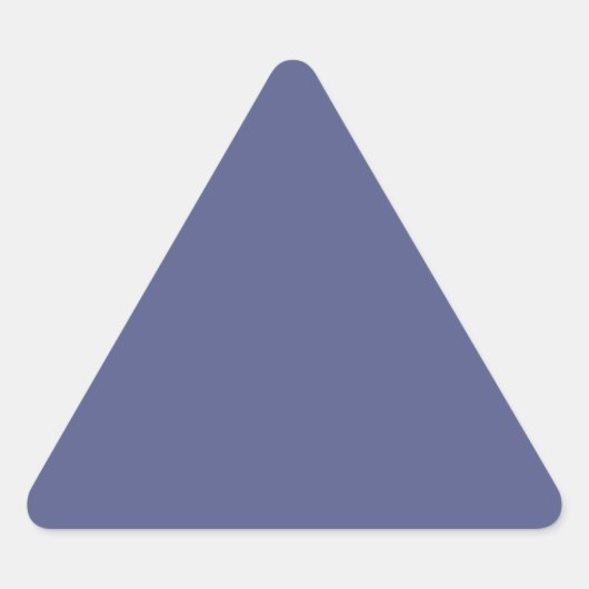 Landenblauwe driehoek Sticker (Voorkant)