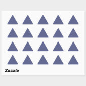Landenblauwe driehoek Sticker (Vel)