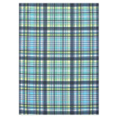 Landenblauwe groene platen tafelkleed (Voorkant)