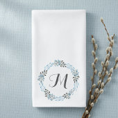 Landenblauwe Roos Waterverf Bad Handdoek