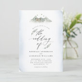 Landenblauwe Waterverf en berghuwelijk Kaart (Staand voorkant)