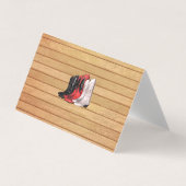 Landenboeken t-shirt visitekaartje (Voorkant)