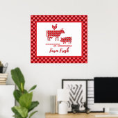 Landenboerderijdieren — Bandana Print Canvas (Thuiskantoor)