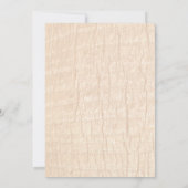 Landenbomen - Bark Wedding Invitations Kaart (Achterkant)