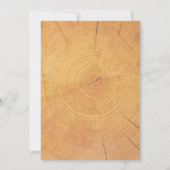 Landenbomen Rings Wedding Invitations Kaart (Achterkant)