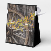 Landencharm - Robuust Western wagon Bedankdoosjes (Achterkant)