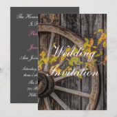 Landencharm - Robuust Western wagon Kaart (Voorkant / Achterkant)