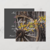 Landencharm - Robuust Western wagon Kaart (Voorkant / Achterkant)