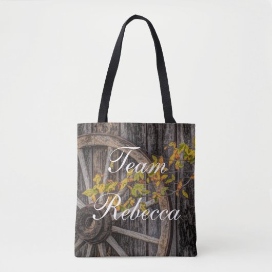 Landencharm - Robuust Western wagon Tote Bag (Voorkant)