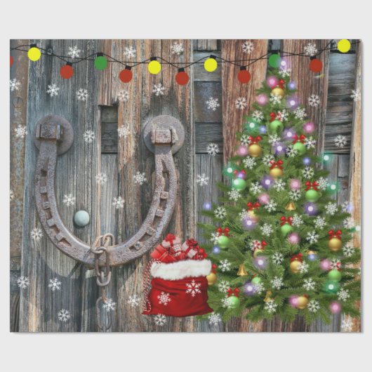 Landencharmekerstmis Cadeaupapier (Vlak)