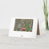 Landencharmekerstmis Feestdagen Kaart (Achterkant)