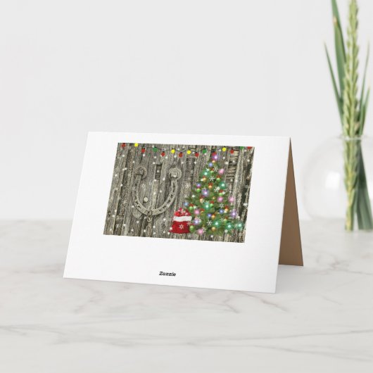 Landencharmekerstmis Feestdagen Kaart (Achterkant)