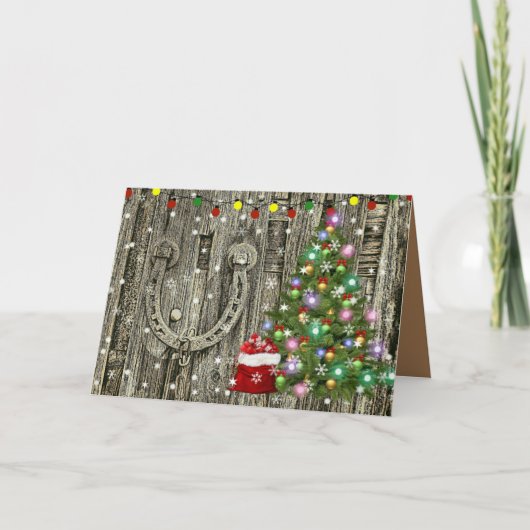 Landencharmekerstmis Feestdagen Kaart (Voorkant)