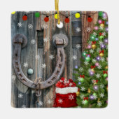 Landencharmekerstmis Keramisch Ornament (Voorkant)