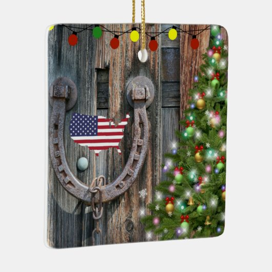 Landencharmekerstmis Keramisch Ornament (Rechts)