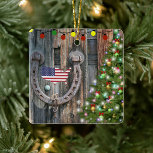 Landencharmekerstmis Keramisch Ornament