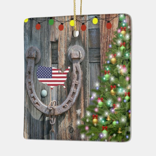 Landencharmekerstmis Keramisch Ornament (Links)