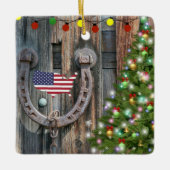 Landencharmekerstmis Keramisch Ornament (Voorkant)